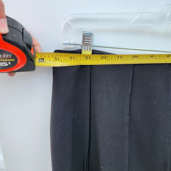 Michele knee-length black skirt size M  (4 for $20) - Picture 2 of 6